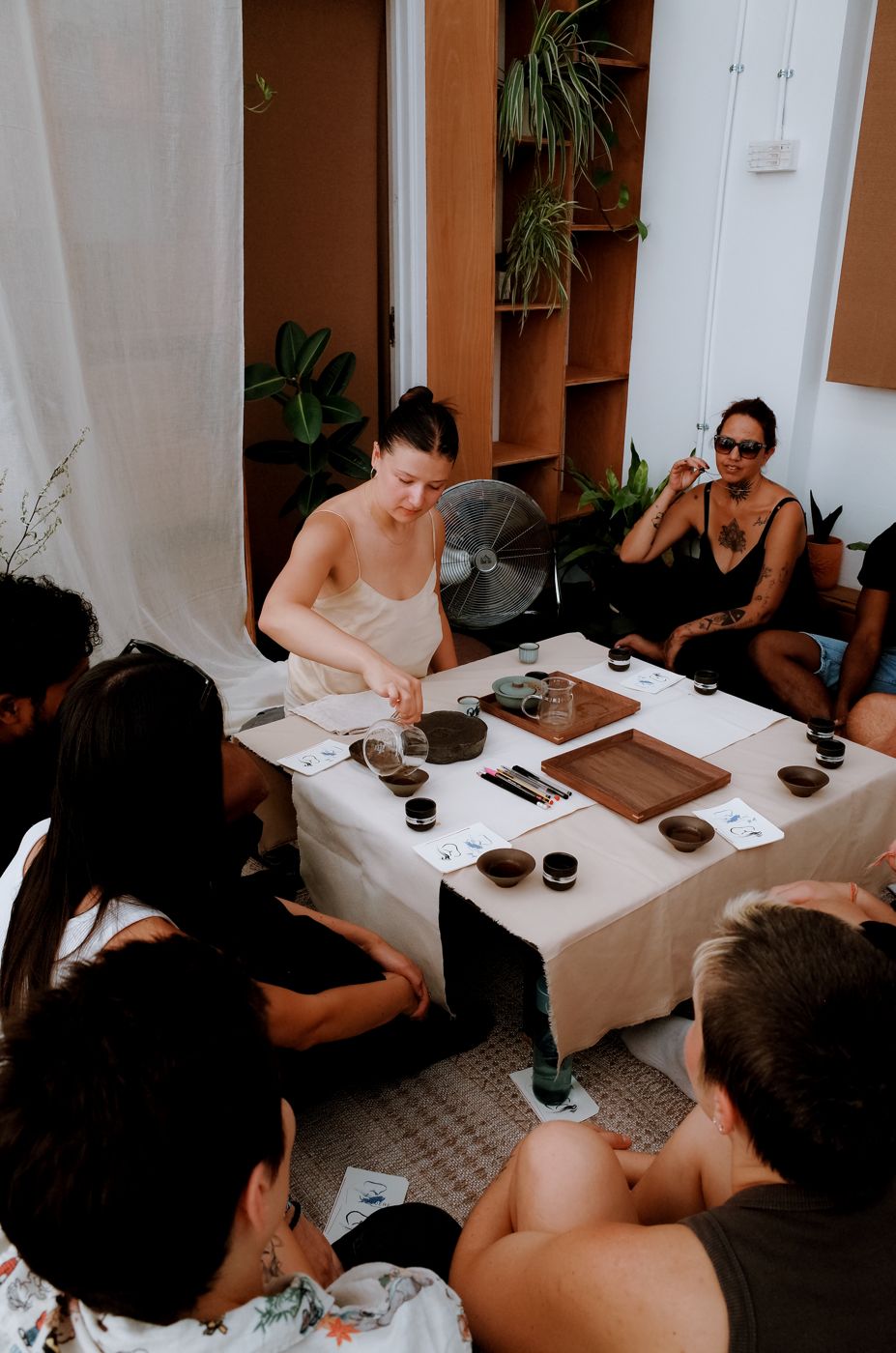 Fluere tea ceremony & painting workshop