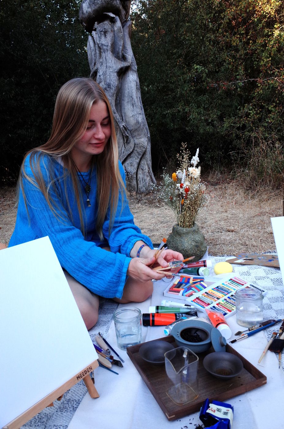Fluere tea ceremony & painting workshop